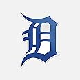 Detroit City Blue Tiger D Sport Baseball Logo Bumper Decal Vinyl Sticker 4'' X 5''