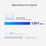 TP-Link Archer AX10 Wi-Fi 6 AX1500 Mbps Gigabit Dual Band Router OneMesh view 6