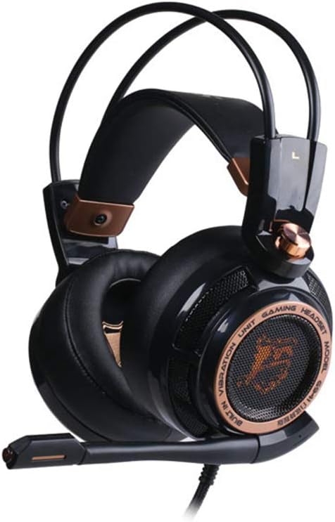 XHN Wired Gaming Headset for PS4, 7.1 Surround Sound with Bass Surround, Soft Memory Earmuffs for PC, Laptop, Tablet, Smartphones