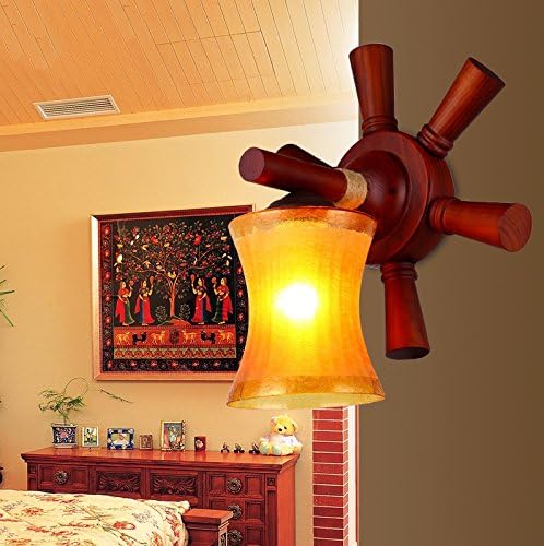 Hhch Apliques Retro Salon De Madera Maciza Restaurante Aisle Pass