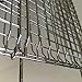 Yeeteching BBQ Grill Basket,430 Durable Food Grade Stainless Steel Fish Grilling Basket with Removable Handle for Fish Vegetable Steak Shrimp