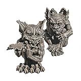 Design Toscano Babble and Whisper Gargoyle Statue (Set of 2)