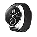 Shangpule Replacement Bands for Withings Nokia Steel HR Tracker, Stainless Steel Metal Bracelet Strap for Withings Nokia Steel HR 40mm/36mm (Milanese Black, 36mm)