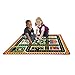 Melissa & Doug Round The City Rescue Rug with 4 Wooden Vehicles (39 x 36 inches)
