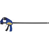 IRWIN QUICK-GRIP Bar Clamp, One-Handed Clamp/Spreader, 24-Inch (1964720)