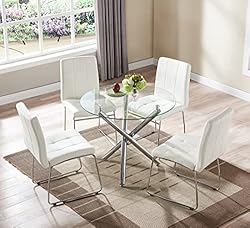 Bacyion New Dining Table Chairs Set