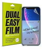 Ringke Dual Easy Film (2 Pack) Designed for iPhone XR (2019) Screen Protector and iPhone 11 (2018) Screen Protector