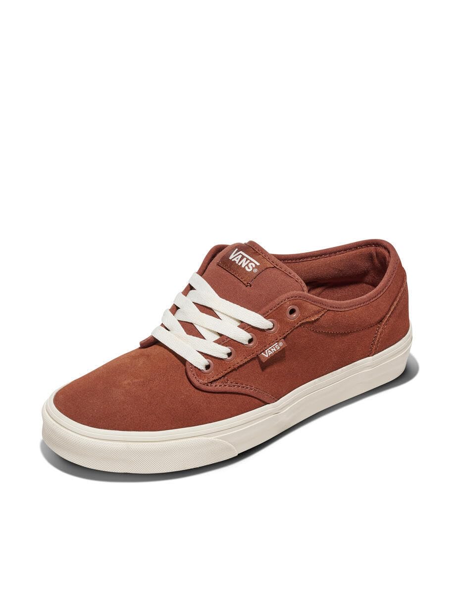 Vans Men's Atwood Shoe | Low-Top Fashion Sneakers for Work, Walking & Casual Everyday Wear, Suede Basics Tortoise Shell, 11.5 Image