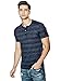 GUESS Men's Fitzroy Short-Sleeve Striped Henley