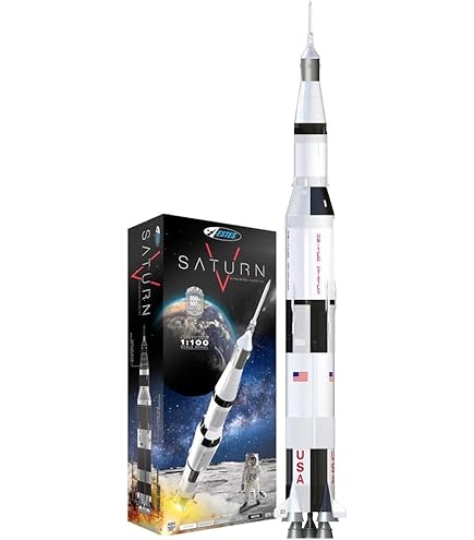 Amazon.com: Dragon Models Apollo 11 Saturn V Spacecraft Building