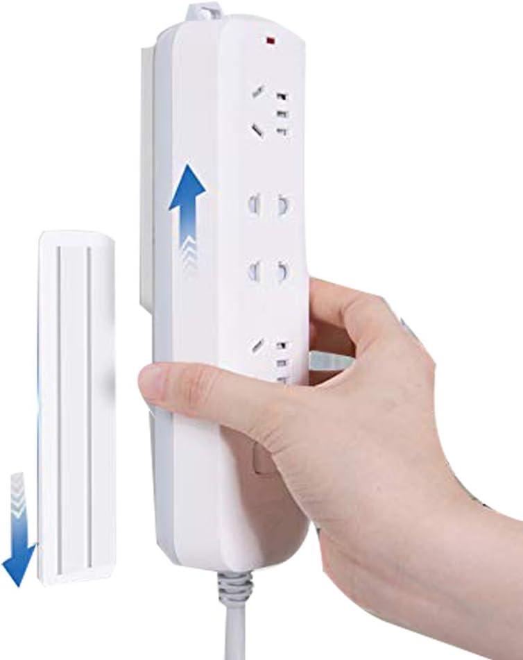 DorAn Self-Adhesive Power Strip Holder Fixator for Wall-Mounted Desktop Socket Fixer Cable Organizer Shelf Stand Holder