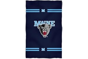 Vive La Fete Bath Towels 100% Polyester Umaine Black Bears Premium Navy Beach Bath Towel 31 x 51 - Towels for Spa & Beach
