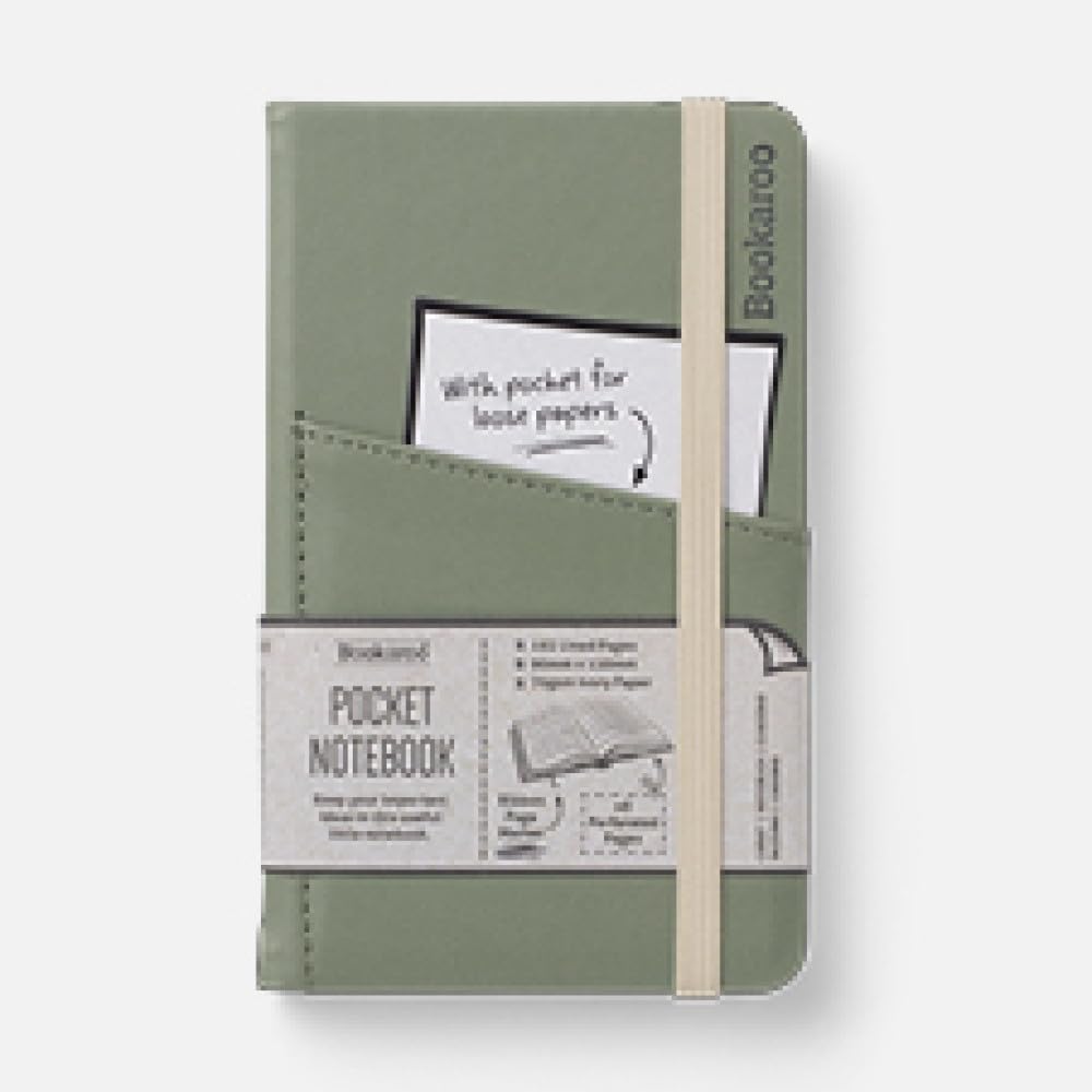 IF Bookaroo A6 'Pocket' Notebook - Fern
