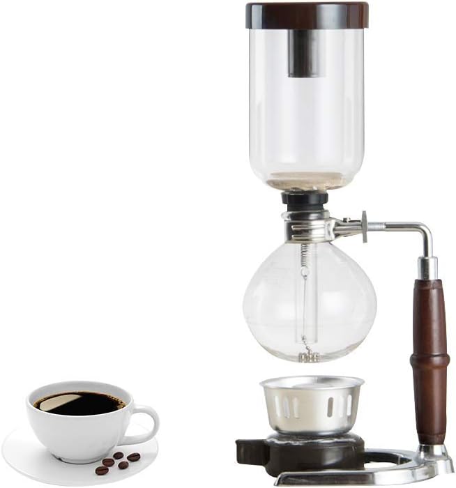 YUCHENGTECH Siphon Syphon Coffee Maker Tabletop Glass Siphon Pot Glass