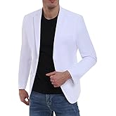 Men's Suit Blazer Casual Coats Lightweight Party Jackets Groomsmen Sports Coat Two Button Tuxedo Suits