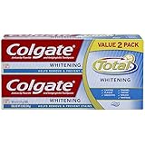 Colgate Total Whitening Toothpaste Twin Pack (6oz Tubes Each)