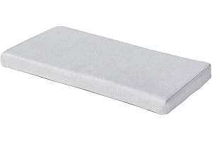 SAMTY Bench Seat Memory Foam Chair Pads Non-Slip Rubber Back Indoor Swing/Settee Cushion 36 x 14 inch, Beige