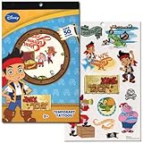 Disneys Temporary Tattoo Book Party Accessory (Jake & The Neverland Pirates)
