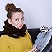 DaviSMART Neck Traction ✮ Effective Neck Pain Remedy at Home ✮ Inflatable & Adjustable Cervical Stretcher (Brown)