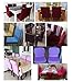 iEventStar 4 pieces Spandex Stretch Washable Dining Room Chair Cover Protector Seat Slipcovers for All Seasons (White, 4)