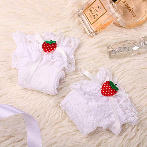 SOIMISS-Donne-Lolita-del-Merletto-Calzini-Vitello-Ruffle-Frilly-Trim-Calze-al-Ginocchio-Calze-Vestito