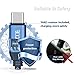 TITACUTE USB Type C Cable 1FT, Short USB 3.0 to USB C Cable 2 Pack Nylon Braided Fast Charger Cable Data Sync Quick Charging Cable Compatible with Samsung A51 A71 LG K51 Stylo 6 Moto G Stylus White