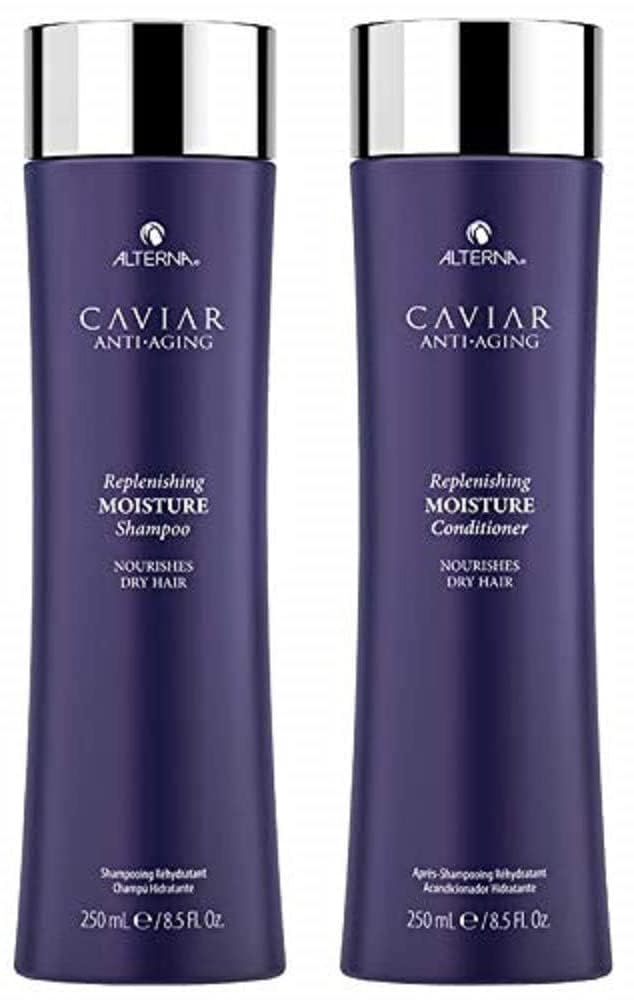 Alterna Caviar Anti-Aging Replenishing Moisture Shampoo/ Conditioner, Duo each 8.5 fl. oz