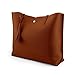 OCT17 Women Tote Bag - Tassels Faux Leather Shoulder Handbags, Fashion Ladies Purses Satchel Messenger Bags (Brown)