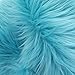 The Fabric Exchange Luxury Yard (F.E. (Turquoise) Shag 60 Inch Fabric