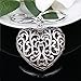 Jzcky Shzrp Beautiful Hollow Heart Charm Keychain, Purse Pendant, Handbag Decoration