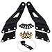 Astra Depot Fit Chevrolet GMC 50-inch Curved LED Light Bar Roof Upper Windshield Mounts Brackets Accessories Kit