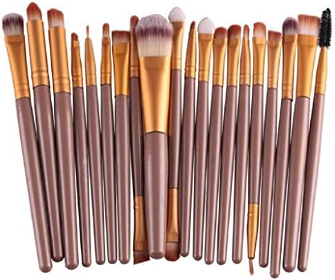 Clearance,Oliviavan 15 Colors Contour Face Cream Makeup Concealer Palette Professional + 20 Brush Set (Gold)