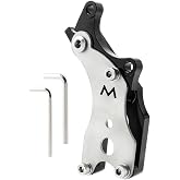 HOUSON Bicycle Disc Brake Adapter, Disc Brake Converter, Brackets for Road Bike, Mountain Bike, Black Aluminum Alloy