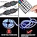 Led Strip Light Kit SMD 5050 32.8 Ft (10m) 300leds RGB 30leds/m 44 Key Ir Controller Color Changing LED Strip Lights with Remote for Home Lighting Kitchen Bed Flexible Strip Lights for Bar Home Decora