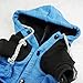 Fitwarm Pet Clothes Sweatshirts for Dog Coats Hooded Jackets, Blue, Medium