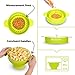 Popcorn Popper - Microwave Popcorn Maker - Collapsible Silicone Bowl with Lid