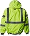 Majestic Glove 75-1300 PU Coated Polyester High Visibility Bomber Jacket with Fix Quilted Liner, 2X-Large, Yellow