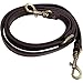 SaSarili Adjustable Replacement Cross Body Handbag Purse Strap Dark Espresso Brown 0.6 inch wide, 43-51 inch long with Antique Brass Tone Hardware