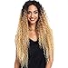 Joedir Lace Front Wigs Ombre Blonde 28'' Long Small Curly Wavy Synthetic Wigs For Black Women 130% Density Wigs (ombre blond)