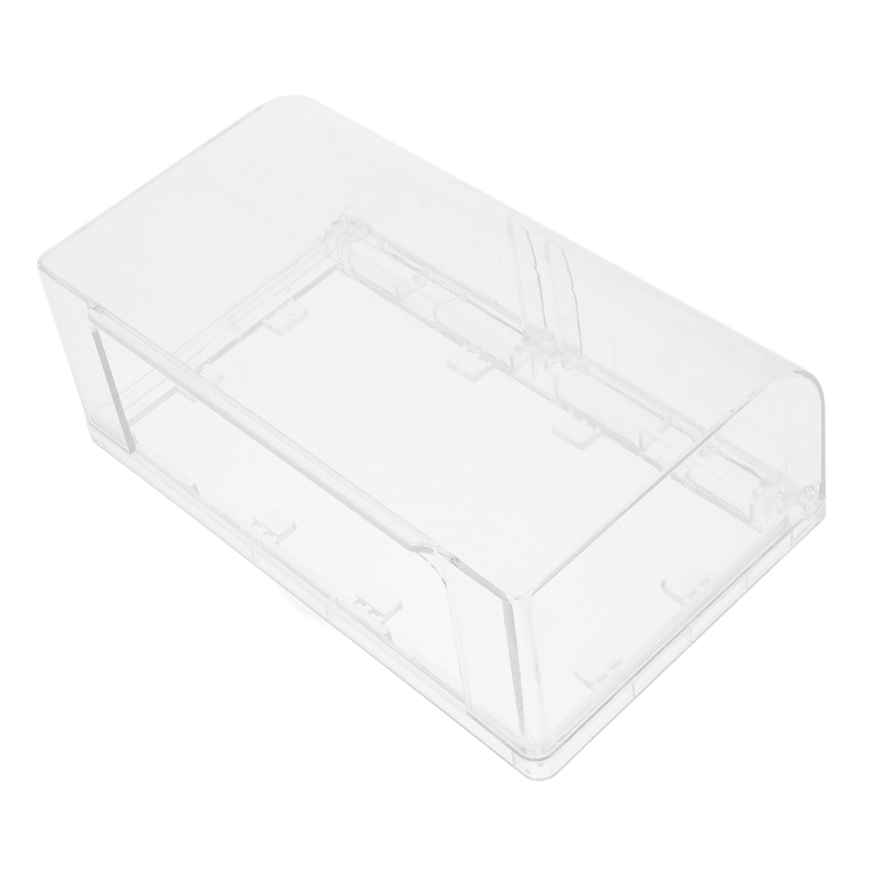 Cabilock Sticky Style Cover Double- Position Waterproof Cover Wall Face Plate Panel Box Guard Case Protector (Transparent)