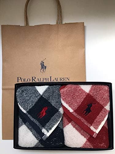 Ralph Lauren ラルフローレン ハンドタオル タオルハンカチ ギフトbox付きハンドタオル2枚セット ヴィンテージカントリーチェック