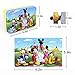 NEILDEN Disney Puzzle in a Metal Box 60 Pieces Jigsaw Puzzles for Kids Ages 4-8 for Children Learning Educational Puzzles for Boys and Girls (Mickey Mouse)