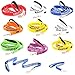 Deaf Dog White Color Coded 2 4 6 Foot Padded Dog Leash (No/Limited Hearing) Prevents Accidents by Warning Others of Your Dog in Advance (6 Foot Leash)