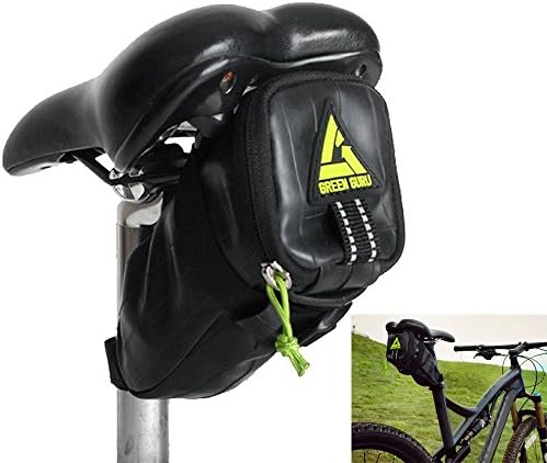 Green Guru Gear Cycling Bike Bicycle Rear Seat Saddle Bag Storage Pouch USA Made