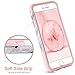 iPod Touch 5 Case, iPod 6 Case Marble, BENTOBEN Marble Design Super Slim Dual Layer Hybrid Hard PC Flexible Soft Silicone Scratch Resistant Protective Case for iPod Touch 5 6th Generation, Rose Gold