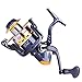 Sougayilang Fishing Reels Spinning Freshwater Saltwater with 5.5:1 Gear Ratio 13+1BB Metal Body Left/right Interchangeable Collapsible Handle Spinning Fishing Reel(13+1BB YB5000)