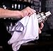 Extra Large Microfiber Glass Polishing Cloth (5-Pack) by Trendy Bartender - 25x20 inch Premium Lint Free Cleaning Cloth For Stemware etc - Bar Towel For Spotless Results - Premium Quality (White)