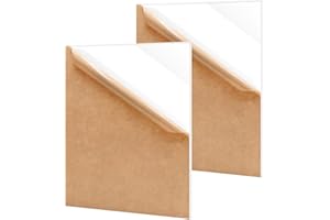 Eszeoee 2 Pack 12'' x 16'' Opaque White Acrylic Sheet, 3mm Thick Acrylic Plastic Sheets Plexiglass Boards for Laser Cutting and DIY Craft Projects