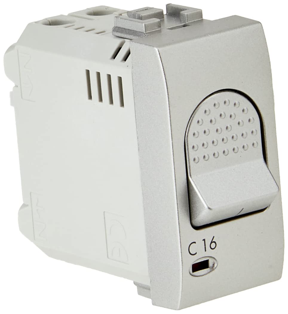 BTicino Livinglight Magnetoterm N Switch, Anthracite, Grey, NT4301/16