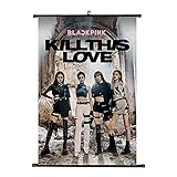 Youyouchard Kpop Blackpink New Album Kill This Love Poster Official Supported Poste Hanging Painting Art Painting Wall Scroll Poster Fashion(H01)